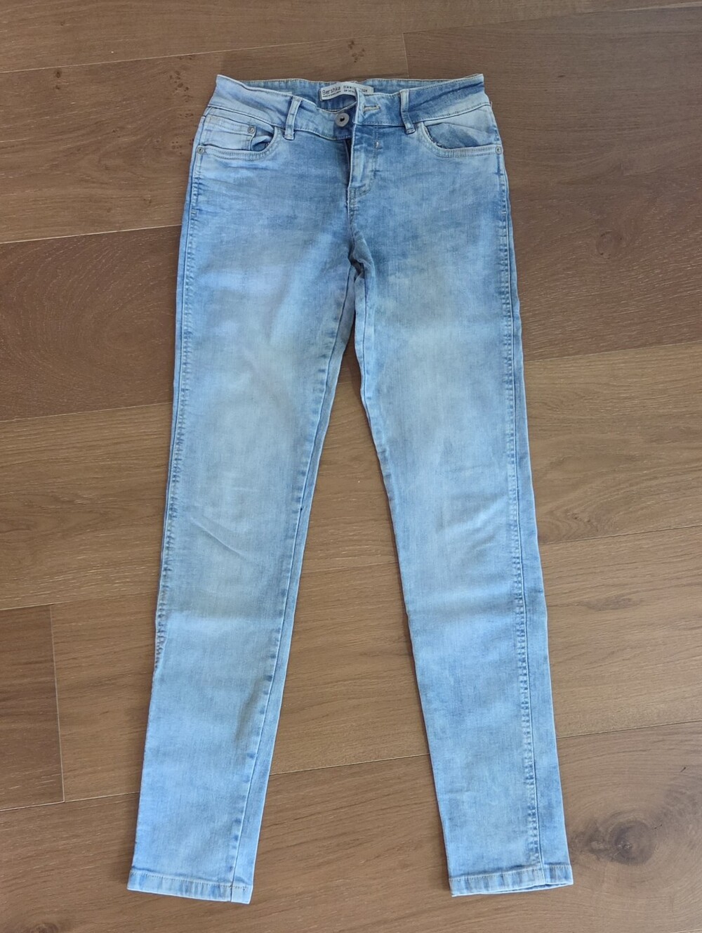 BERSHKA Women's Skinny Low Waist Denim Jeans EUR 34 / US 2